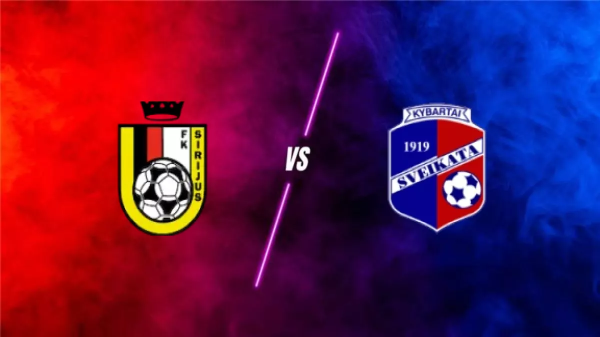 Fk Sirijus vs Fk Sveikata Kybartai prediction