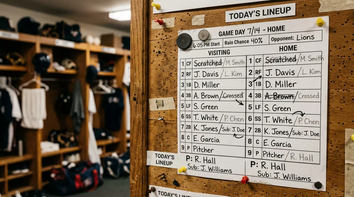 Batting Order and Positional Pressures